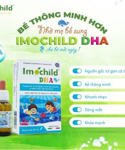 Imochild DHA - Bổ sung DHA cho bé từ 0 tháng tuổi